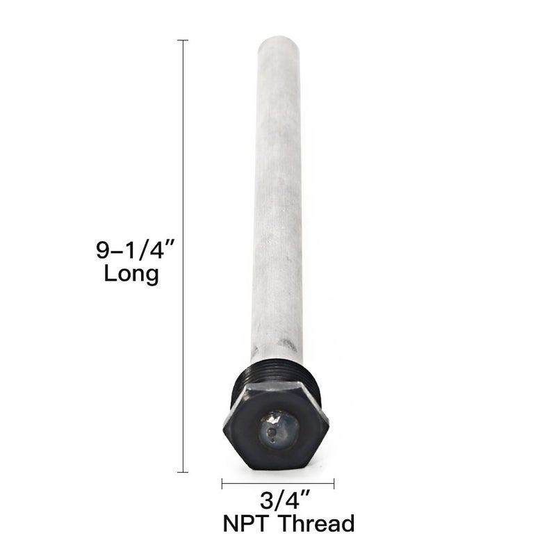 Eleventree RV Water Heater Anode Rod,Magnesium anode rod for Suburban & Morflo 6 Gallon Water Heater Tank-3/4" NPT Thread-PTFE tape included - Image 2